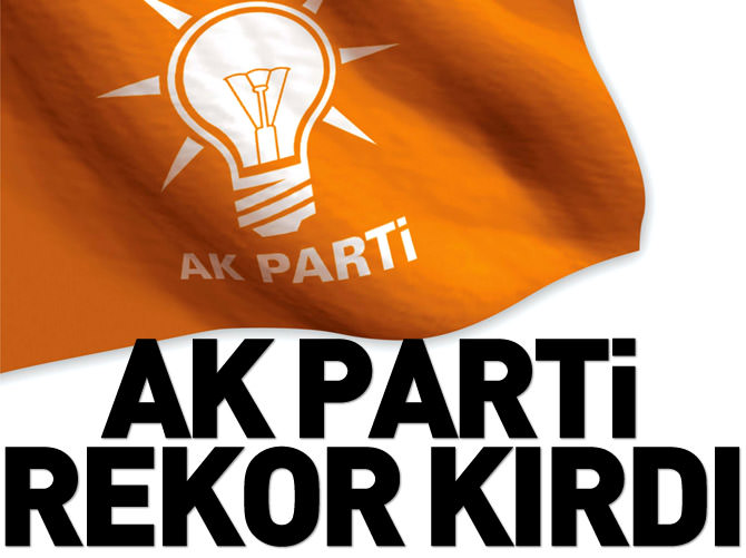 AK Parti rekor kırdı