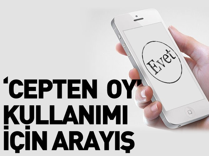 "Cepten oy" için teknolojik arayış