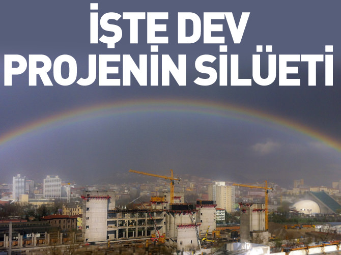 Uzay üssü görünümlü garın silüeti belli oldu