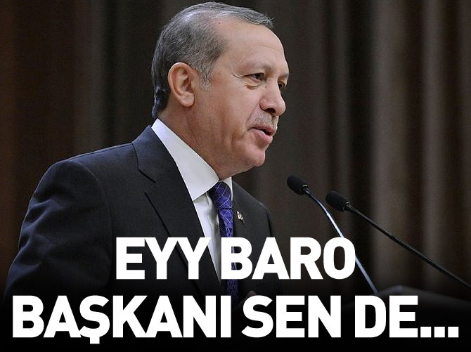 Erdoğan'dan İstanbul Barosu Başkanı Kocasakal'a tepki
