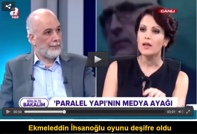 Ekmeleddin İhsanoğlu oyunu deşifre oldu