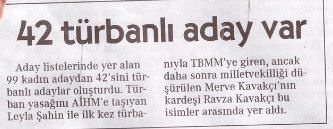 Cumhuriyet başörtülü adaylara taktı - 1