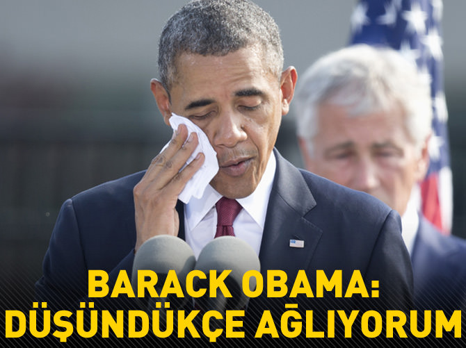 Barack Obama: Düşündükçe ağlıyorum