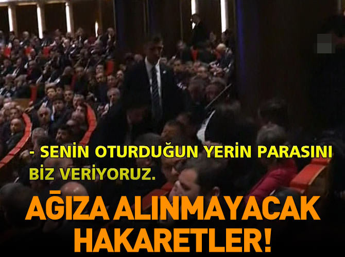 Görevini yapan gazetecilere hakaret