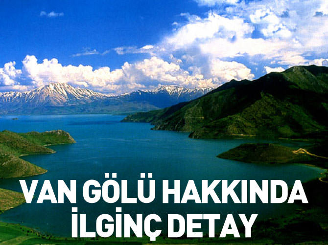 Van Gölü 600 bin yaşında