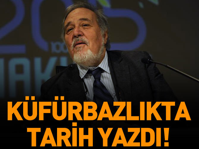 Küfürbazlıkta tarih yazdı