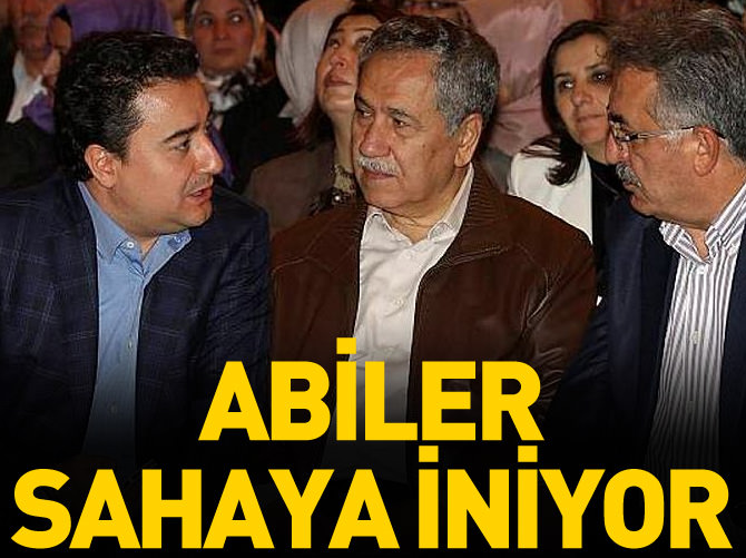 Abiler sahaya iniyor