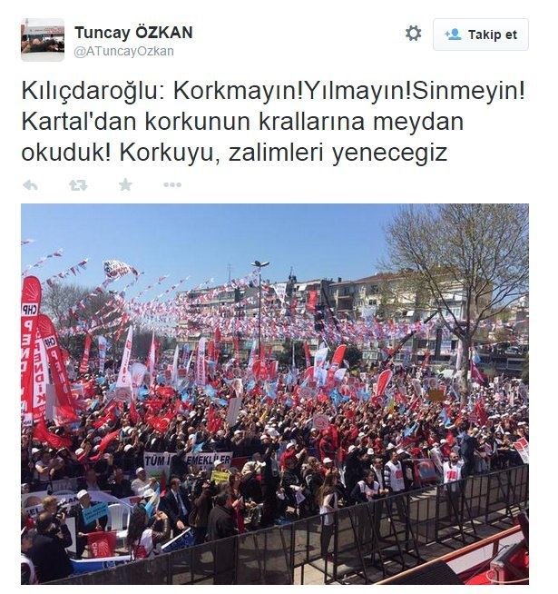 Tuncay Özkan AK Parti mitingi fotoğrafı paylaştı - 2