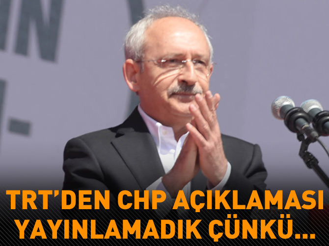 TRT'den 'Sansür' açıklaması