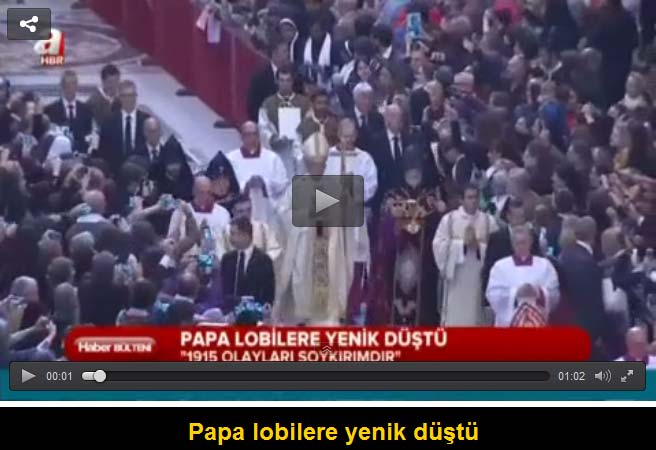 Papa‘dan tepki çeken soykırım açıklaması
