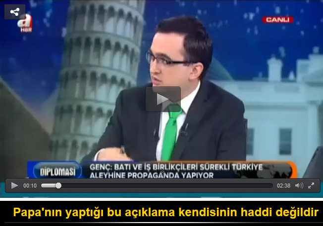 Papa'nın yaptığı bu açıklama kendisinin haddi değildir