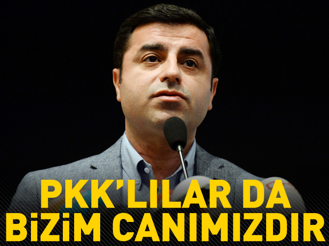 Demirtaş: PKK'lılar da bizim canımızdır