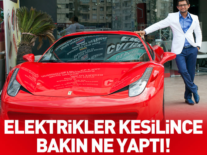 Elektrikler kesilince kelepçeyi kırıp kaçtı