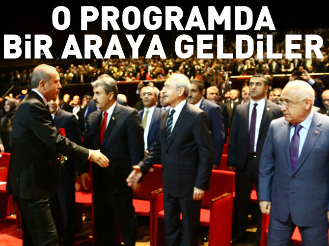 Bu törende bir araya geldiler!