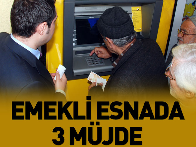 Emekli esnaf 3 kere kazanacak