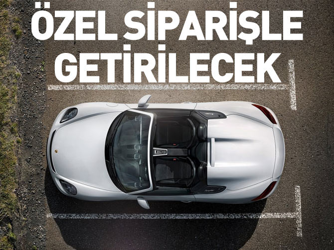 Yeni Porsche Boxster Spyder özel siparişle gelecek