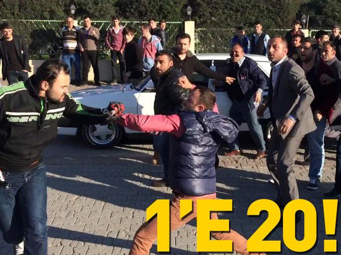 20 kişiye karşı elektroşoklu savunma!