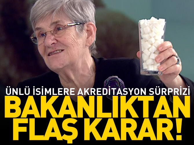 Ünlü isimlere akreditasyon sürprizi