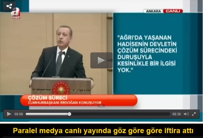 Paralel medya canlı yayında göz göre göre iftira attı