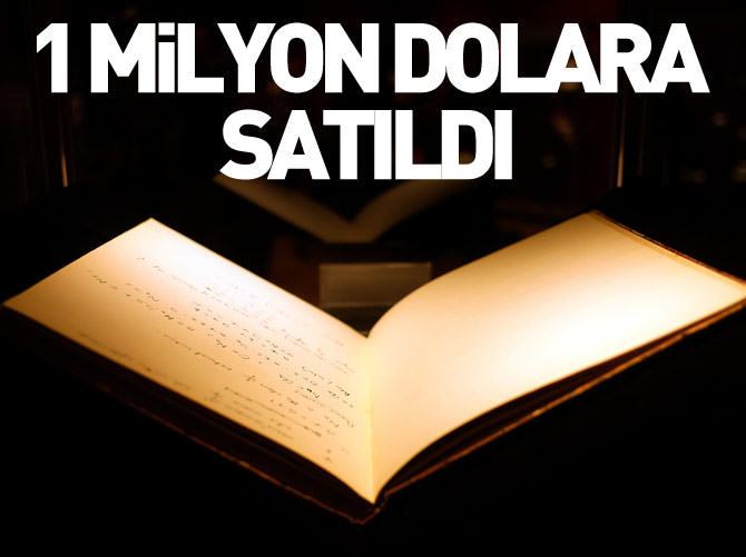 Alan Turing'in not defteri 1 milyon dolara satıldı