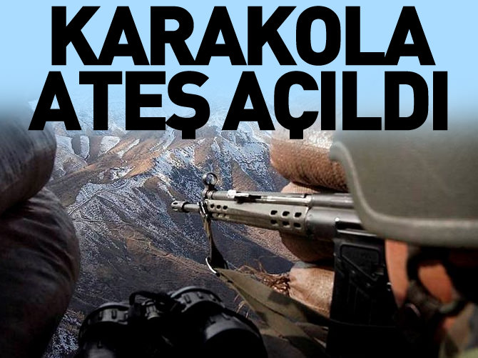 Jandarma karakoluna ateş açıldı
