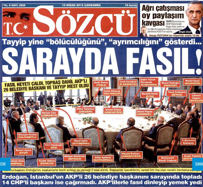 Sözcü’den yine yalan haber - 1