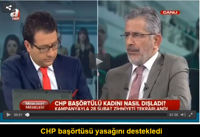 CHP başörtüsü yasağını destekledi - 1