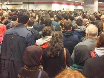 Vapurlar durdu Marmaray doldu taştı