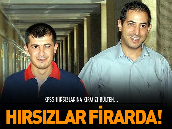 Soru hırsızlarına kırmızı bülten