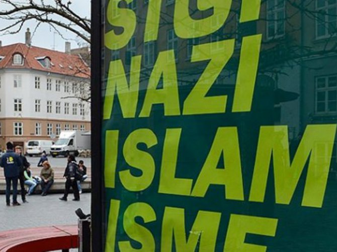 Danimarka'da İslam karşıtı afiş