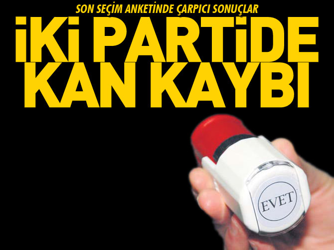 CHP ve MHP'de ise kan kaybı sürüyor