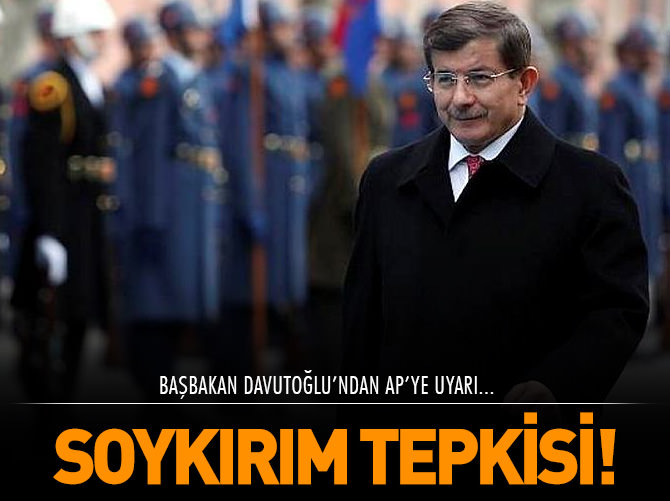 Davutoğlu'ndan AP'ye ayar!