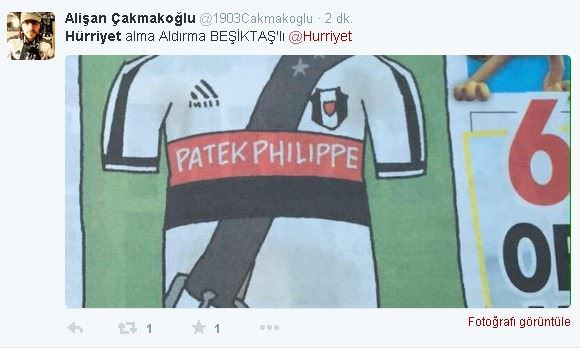 Hürriyet Beşiktaşlı taraftarları çileden çıkardı - 1