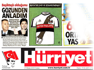Hürriyet Beşiktaşlı taraftarları çileden çıkardı