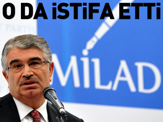 İdris Naim Şahin istifa etti!
