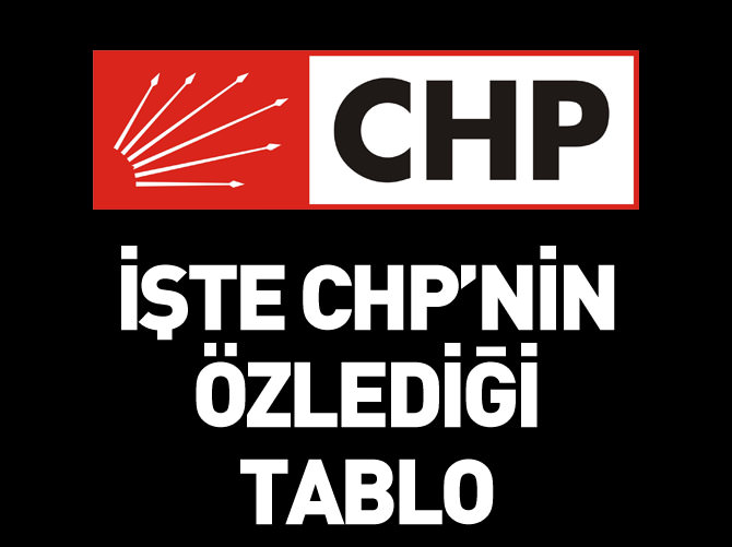 İşte CHP'nin özlediği tablo!