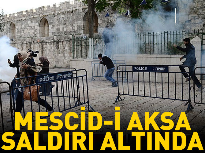 Yahudi yerleşimciler yine Mescid-i Aksa'ya girdi