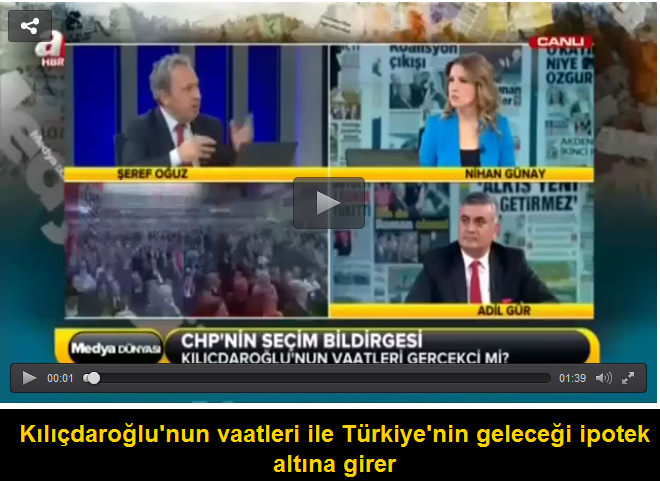 Şeref Oğuz: Kılıçdaroğlu’nun vaatleri ile Türkiye’nin geleceği ipotek altına girer