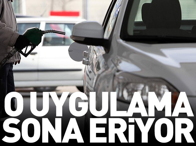 Akaryakıtta tavan fiyat uygulaması sona eriyor
