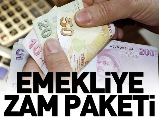 Emekliye zam paketi