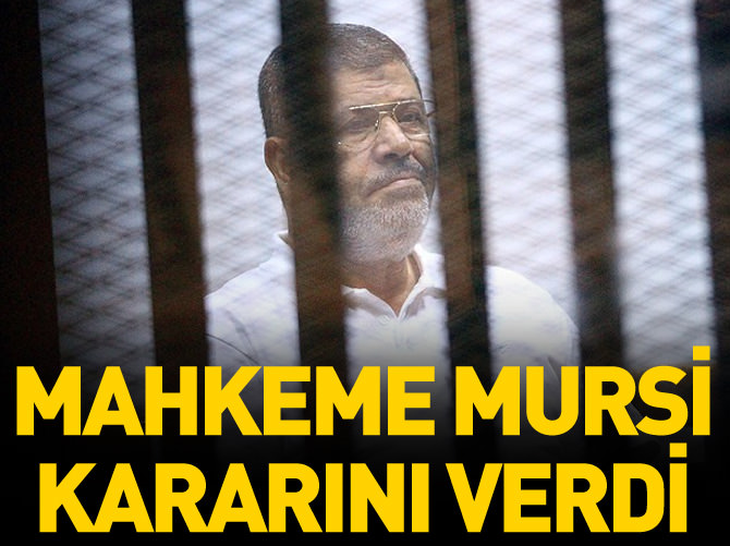 Mursi'ye 20 yıl hapis cezası!
