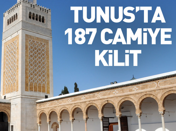 Tunus'ta 187 camiye kilit
