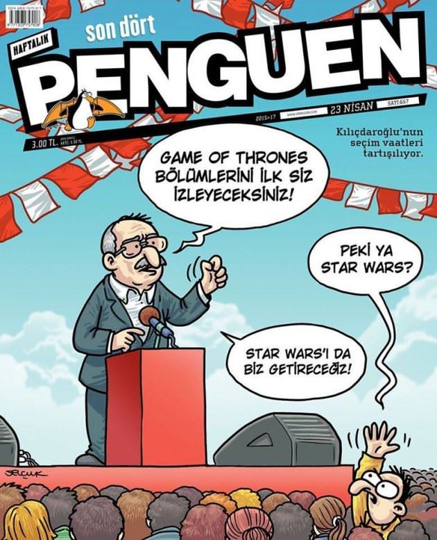 Penguen Kemal Kılıçdaroğlu'yla dalga geçti - 1