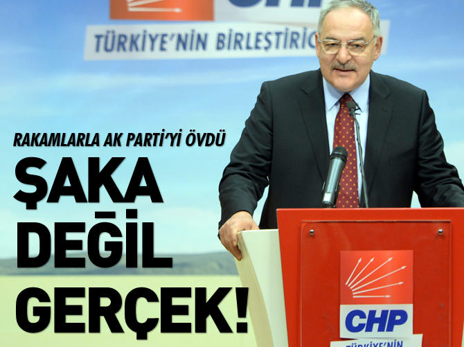 CHP, rakamlarla AK Parti'yi övdü!