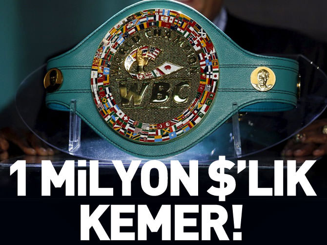 1 milyon dolarlık kemer!