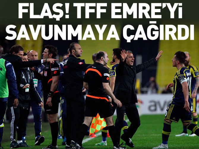 TFF Emre Belözoğlu'nu savunmaya çağırdı