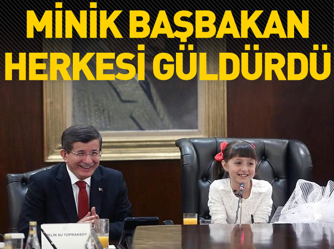 Küçük Başbakan herkesi güldürdü