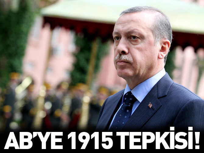 Erdoğan'dan AB'ye 1915 tepkisi