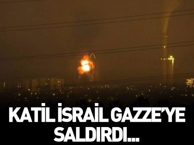 İsrail'den Gazze'ye hava saldırısı