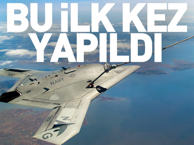 ABD'den insansız savaş uçağında bir ilk